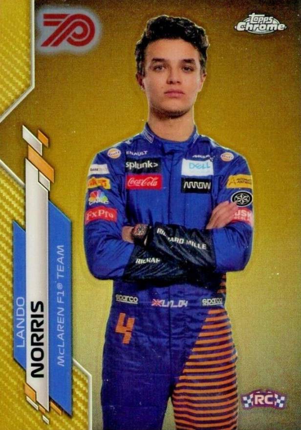 2020 Topps Chrome Formula 1 Lando Norris #7 Other Sports Card