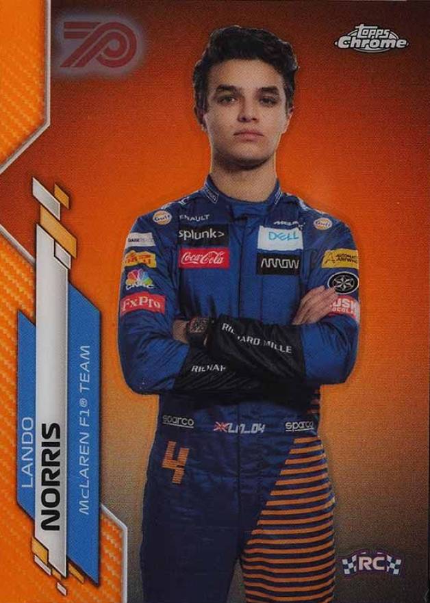 2020 Topps Chrome Formula 1 Lando Norris #7 Other Sports Card