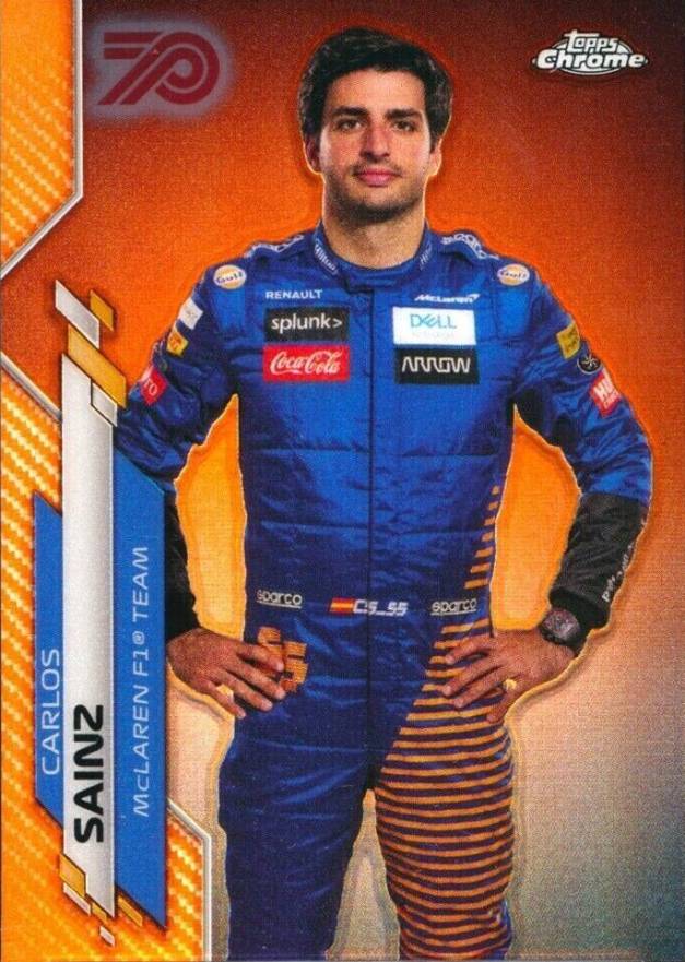 2020 Topps Chrome Formula 1 Carlos Sainz #8 Other Sports Card