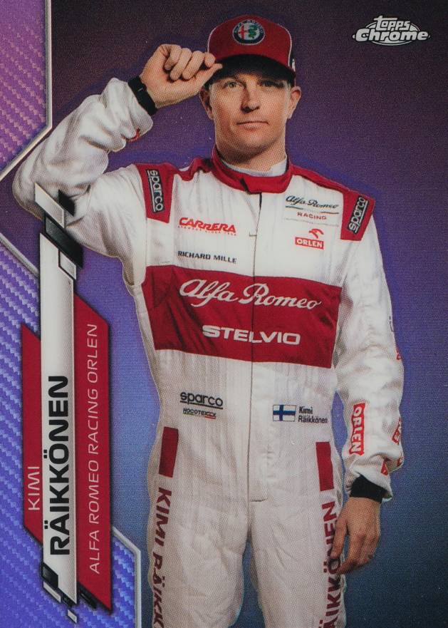 2020 Topps Chrome Formula 1 Kimi Raikkonen #15 Other Sports Card