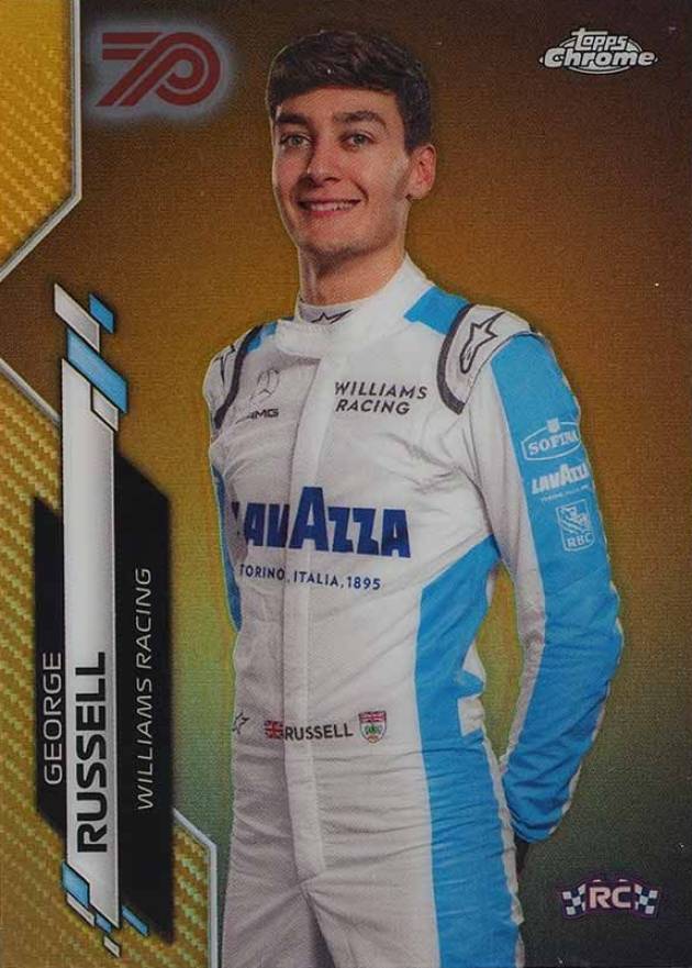 2020 Topps Chrome Formula 1 George Russell #19 Other Sports Card