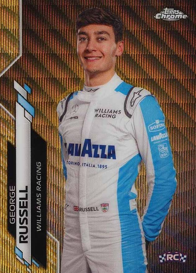 2020 Topps Chrome Formula 1 George Russell #19 Other Sports Card