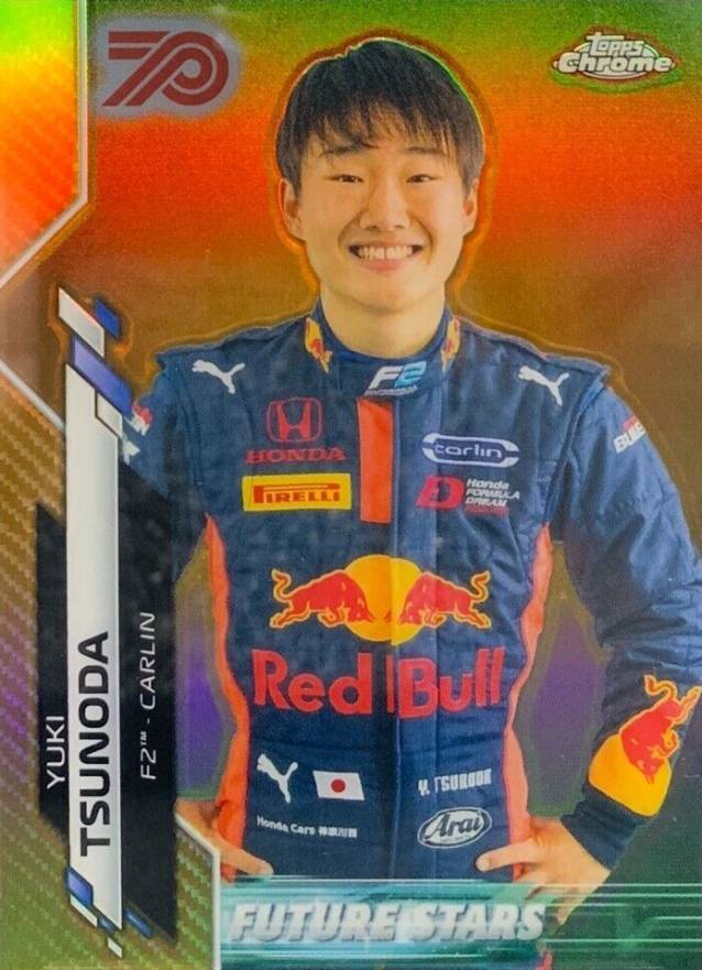 2020 Topps Chrome Formula 1 Yuki Tsunoda #60 Other Sports Card