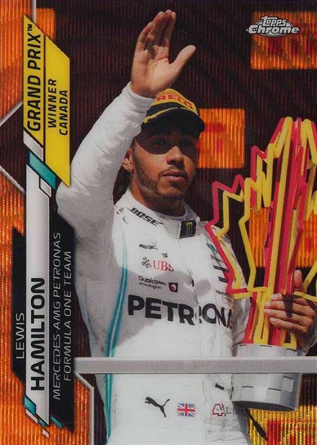 2020 Topps Chrome Formula 1 Lewis Hamilton #139 Other Sports Card