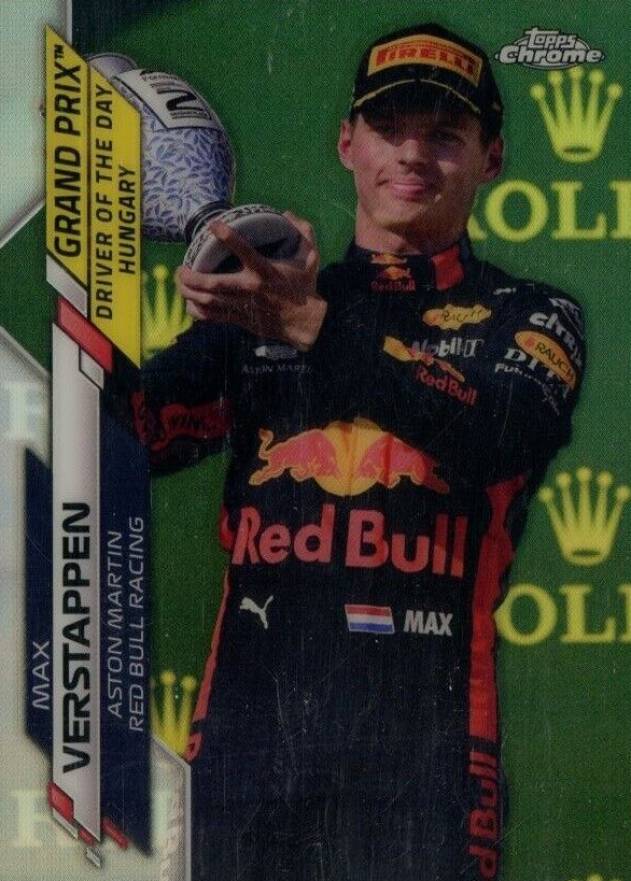 2020 Topps Chrome Formula 1 Max Verstappen #165 Other Sports Card