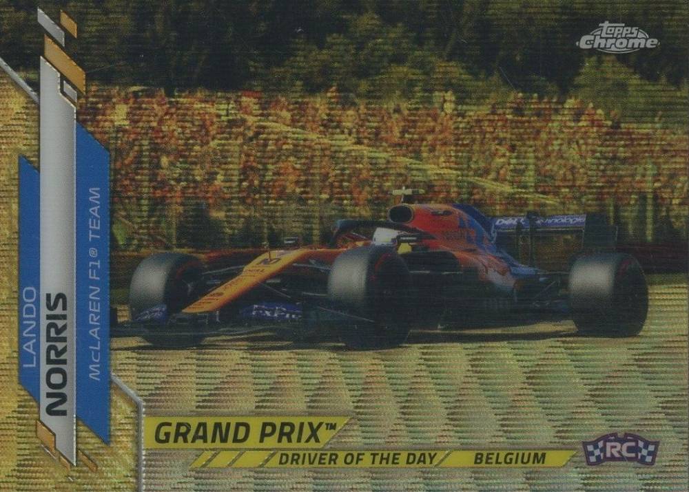 2020 Topps Chrome Formula 1 Lando Norris #166 Other Sports Card