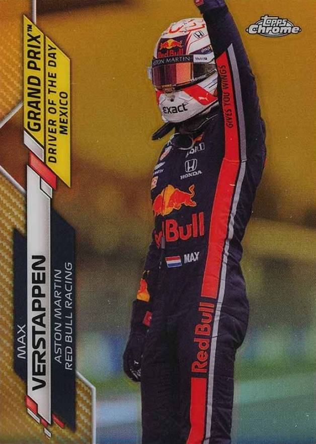 2020 Topps Chrome Formula 1 Max Verstappen #171 Other Sports Card