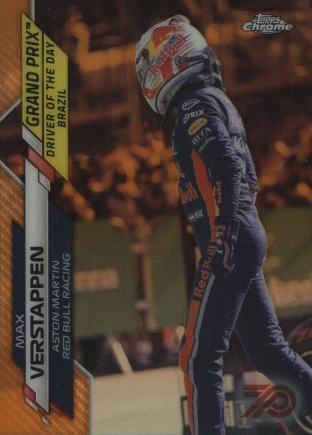 2020 Topps Chrome Formula 1 Max Verstappen #173 Other Sports Card