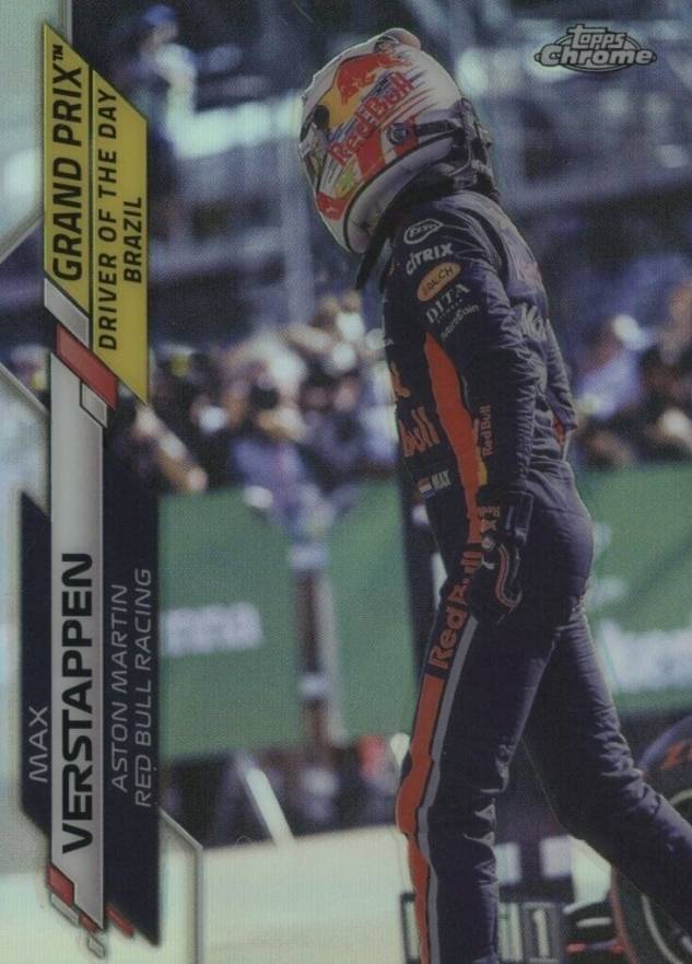 2020 Topps Chrome Formula 1 Max Verstappen #173 Other Sports Card