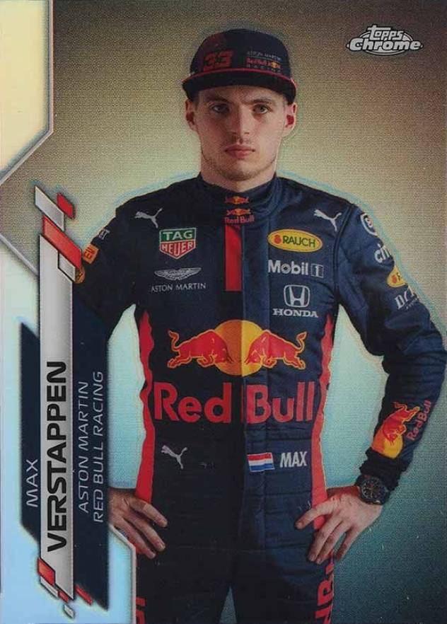 2020 Topps Chrome Formula 1 Max Verstappen #6 Other Sports Card