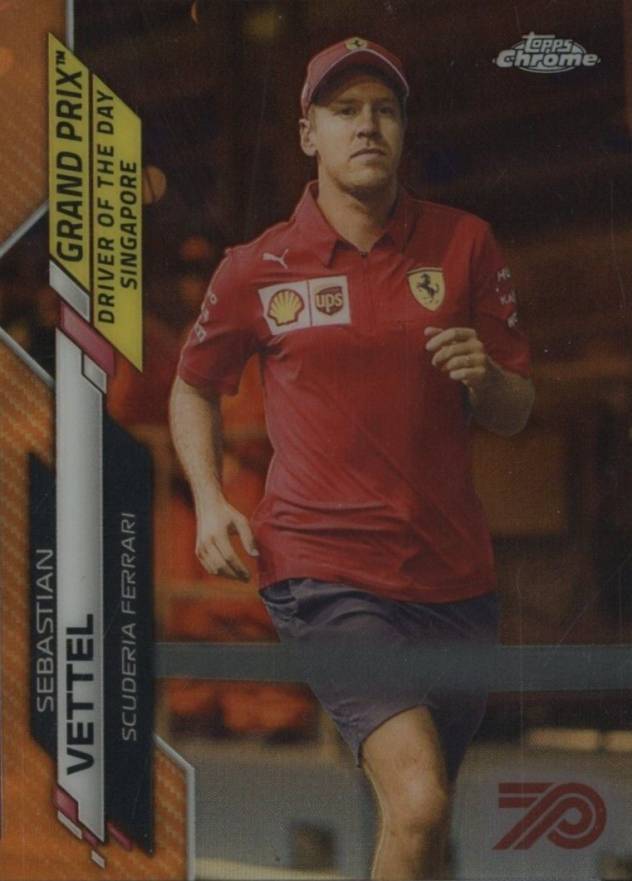 2020 Topps Chrome Formula 1 Sebastian Vettel #168 Other Sports Card