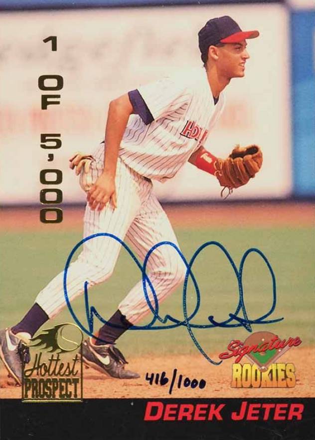 1994 Signature Rookies Hottest Prospects Derek Jeter #S4 Baseball Card