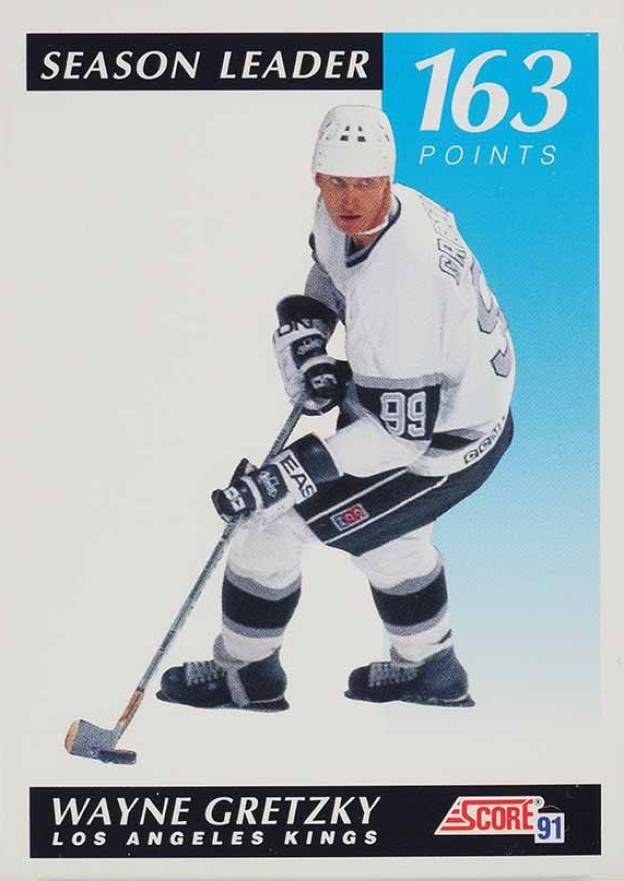 1991 Score Canadian Wayne Gretzky #296 Hockey Card