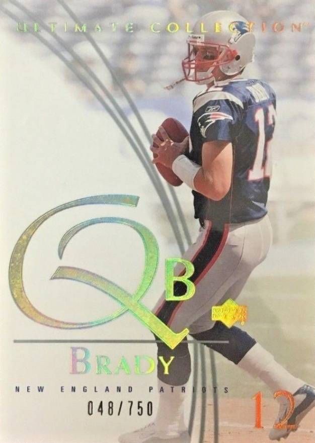 2003 Ultimate Collection  Tom Brady #12 Football Card