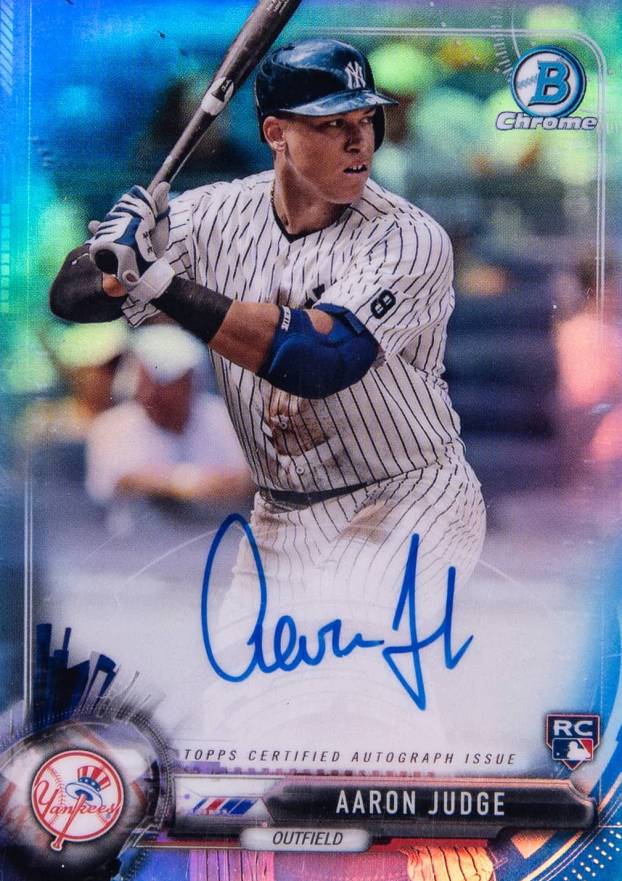 2017 Bowman Rookie Autographs Aaron Judge #CRAAJ Baseball Card