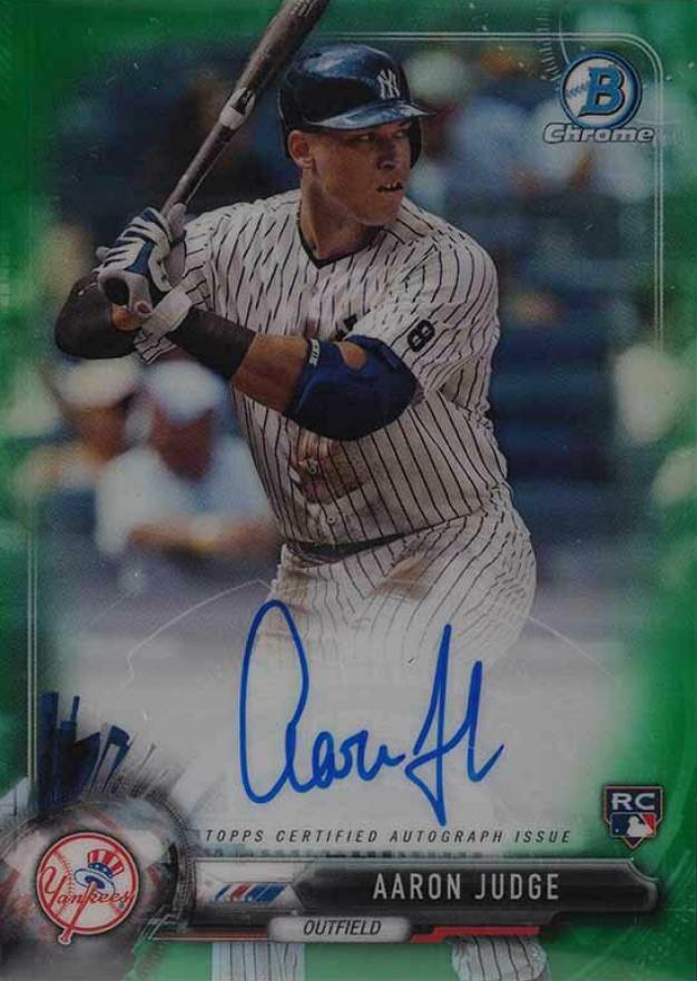 2017 Bowman Rookie Autographs Aaron Judge #CRAAJ Baseball Card