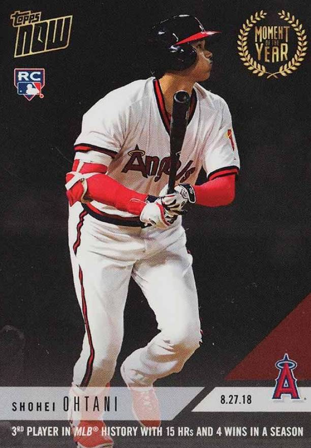 2018 Topps Now Moment of the Year Shohei Ohtani #MOY-4 Baseball Card