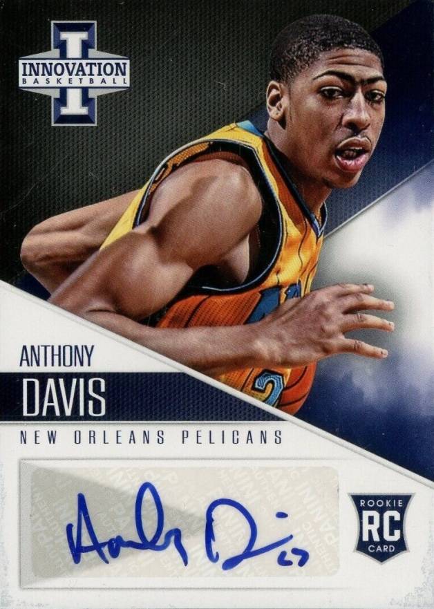 2012 Panini Innovation Rookie Autographs  Anthony Davis #32 Basketball Card