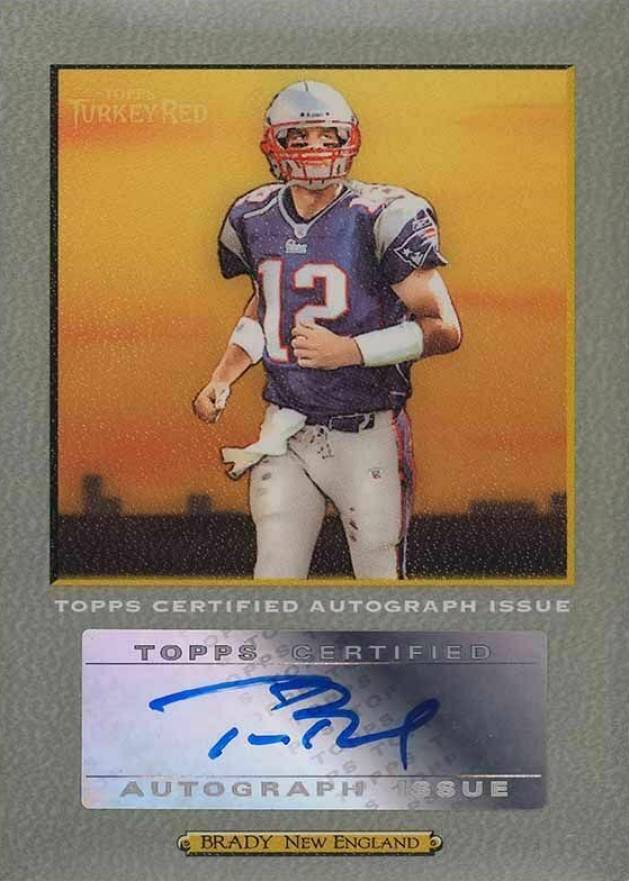 2005 Topps Turkey Red Autograph Tom Brady #TRATBR Football Card