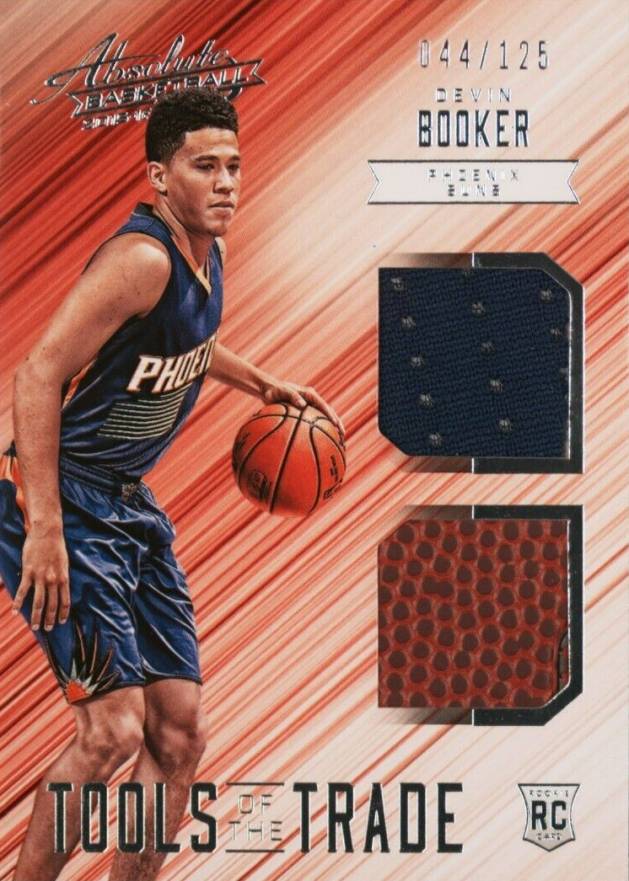 2015 Panini Absolute Tools of the Trade Rookie Materials Devin Booker #13 Basketball Card