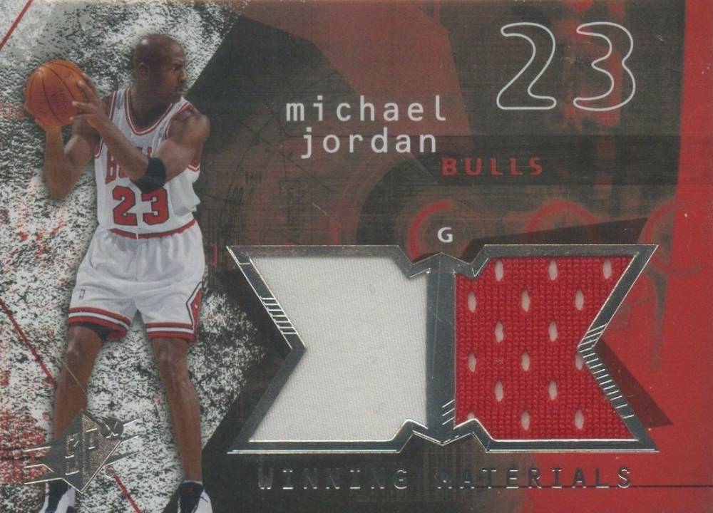 2004 SPx Winning Materials Michael Jordan #WM-MJ Basketball Card