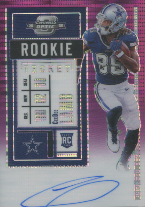 2020 Panini Contenders Optic Ceedee Lamb #107 Football Card