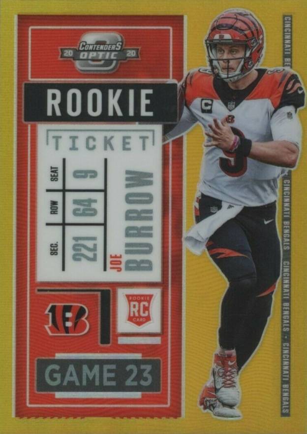 2020 Panini Contenders Optic Joe Burrow #81 Football Card