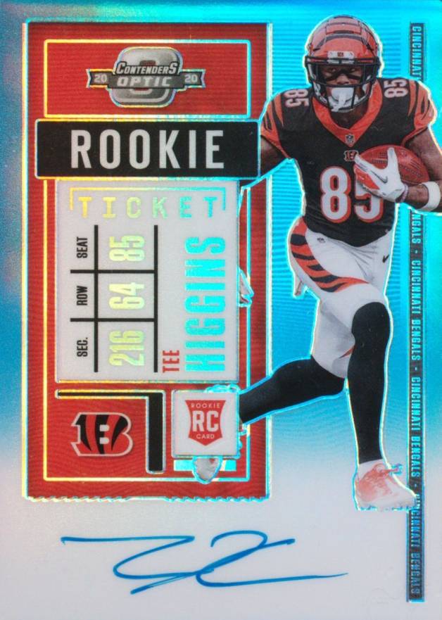 2020 Panini Contenders Optic Tee Higgins #113 Football Card