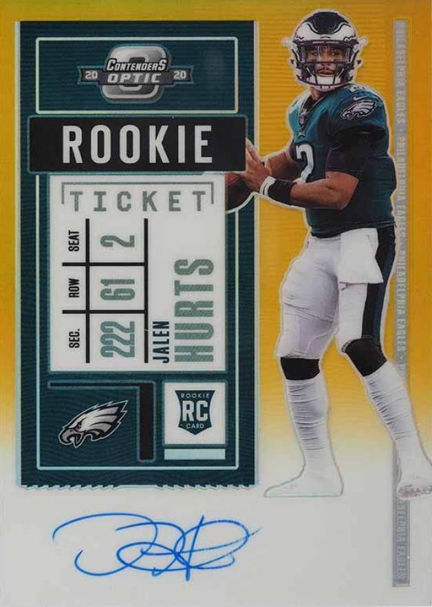 2020 Panini Contenders Optic Jalen Hurts #122 Football Card