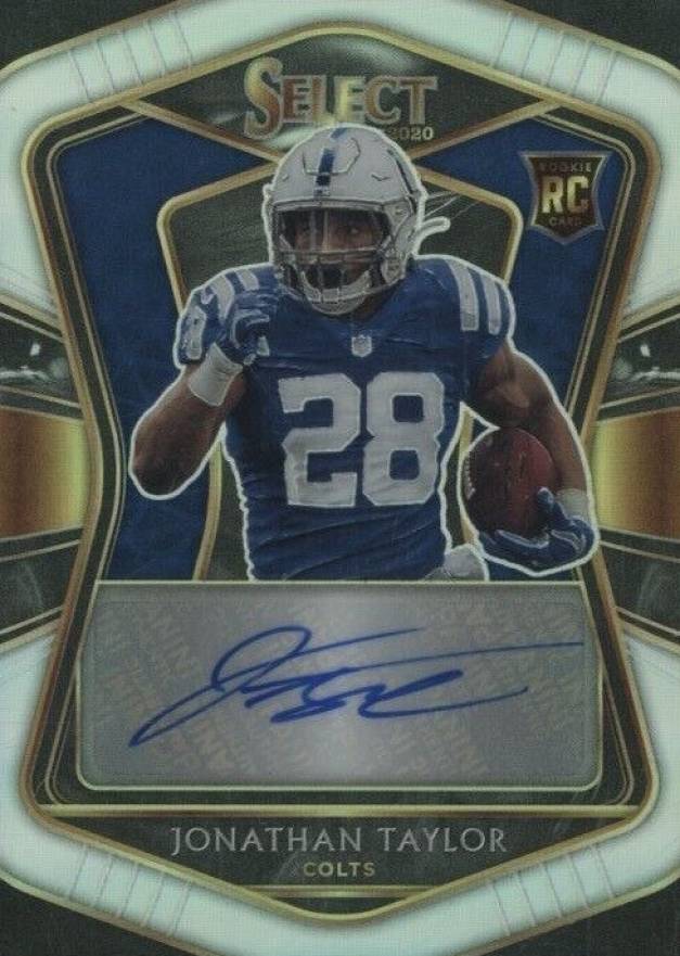 2020 Panini Select Rookie Signatures Jonathan Taylor #JTA Football Card