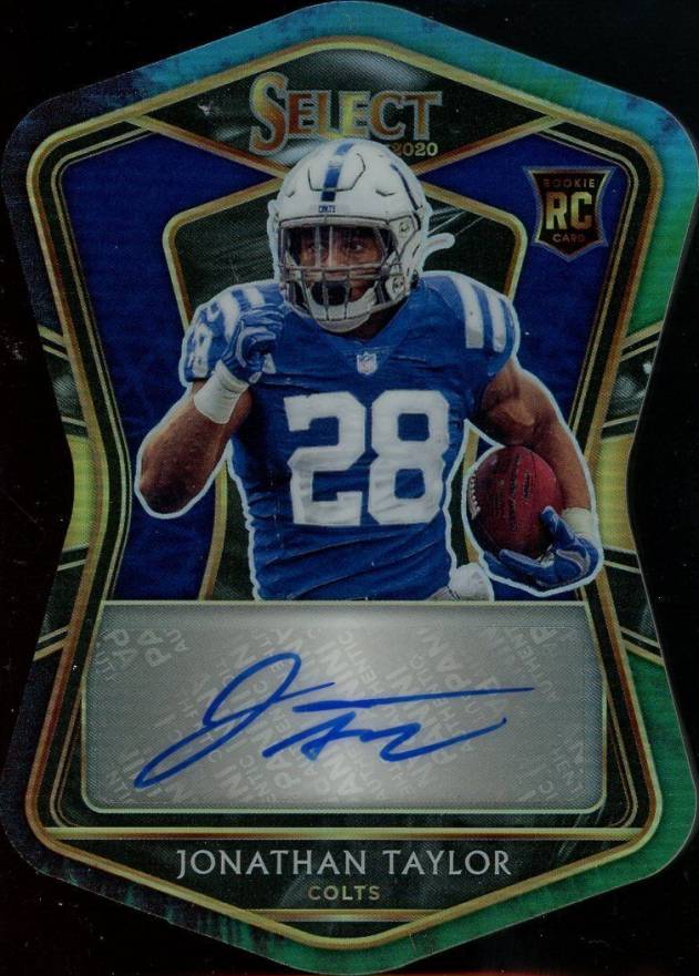 2020 Panini Select Rookie Signatures Jonathan Taylor #JTA Football Card