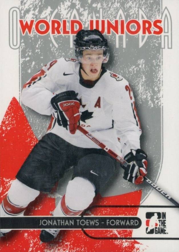 2007 In the Game O Canada Jonathan Toews #63 Hockey Card