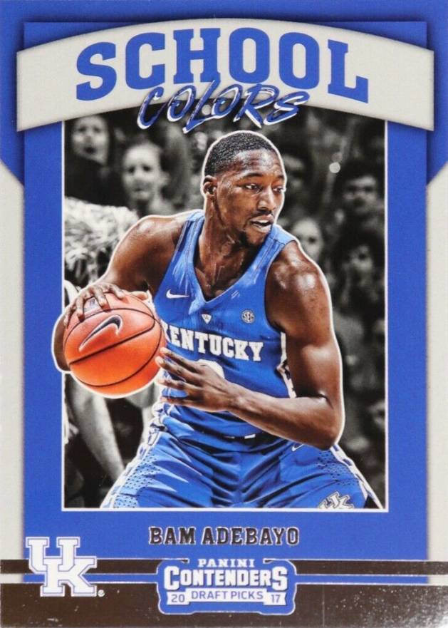 2017 Panini Contenders Draft Picks School Colors Bam Adebayo #16 Basketball Card