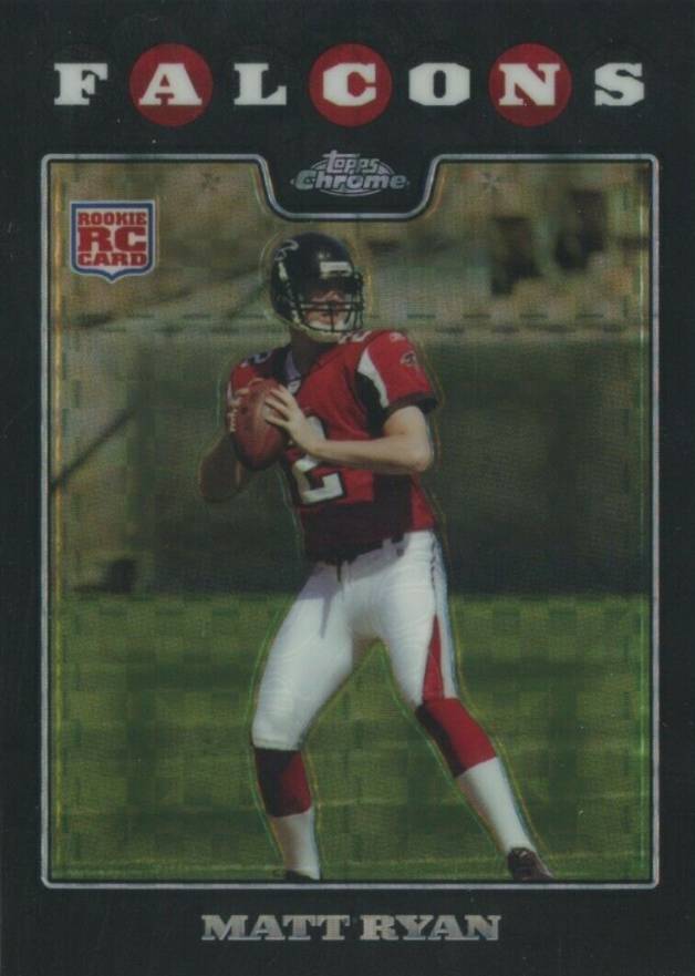 2008 Topps Chrome Matt Ryan #TC166 Football Card