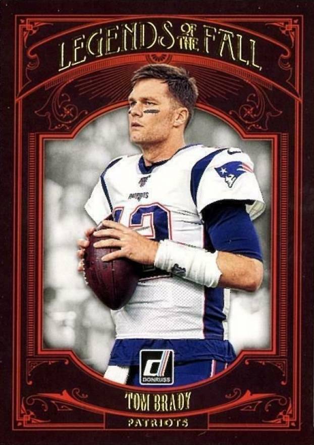 2020 Panini Donruss Legends of the Fall Tom Brady #LF-TB Football Card