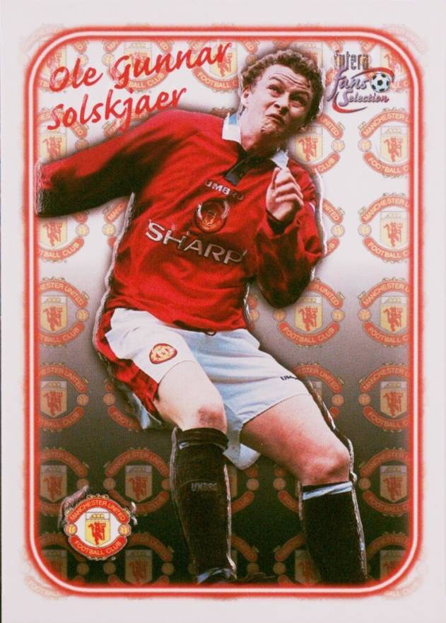 1997 Futera Manchester United Fan's Selection Special Edition Ole Gunnar Solskjaer #SE8 Soccer Card