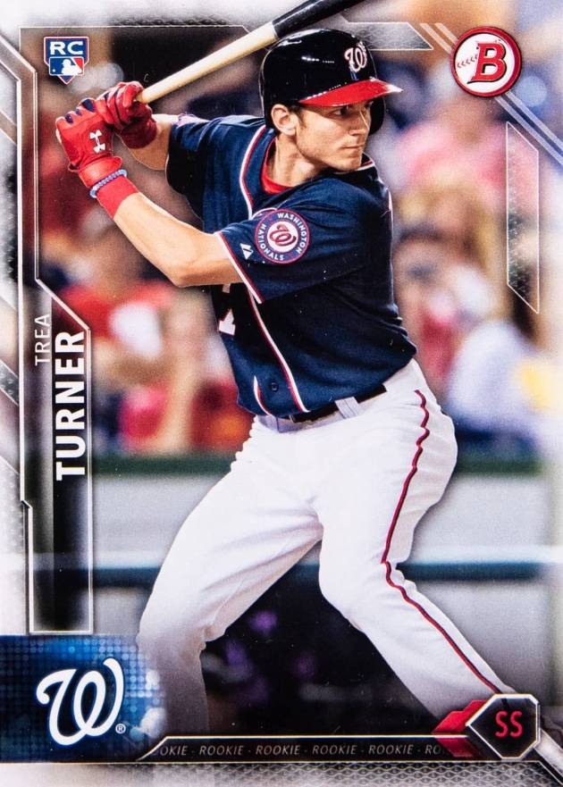 2016 Bowman Trea Turner #130 Baseball Card