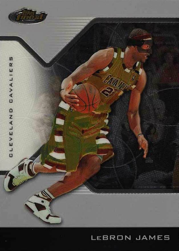 2004 Finest LeBron James #23 Basketball Card