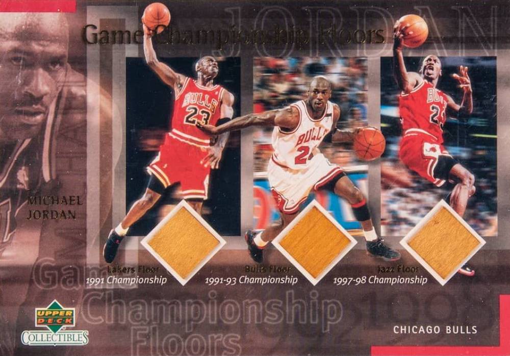 2000 Upper Deck Collectibles Game Championship Floors  Michael Jordan # Basketball Card