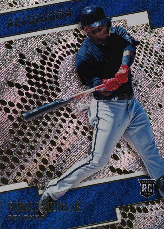 2018 Panini Chronicles Revolution Ronald Acuna Jr. #22 Baseball Card