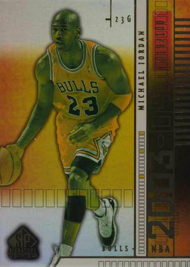 2003 SP Signature Michael Jordan #9 Basketball Card