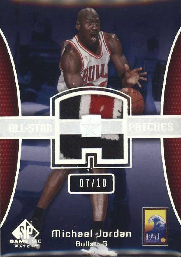 2004 SP Game Used Hawaii Trade Conference All-Star Patches Michael Jordan #PP-21 Basketball Card