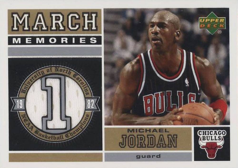 2004 Upper Deck March Memories Michael Jordan #MM-MA Basketball Card