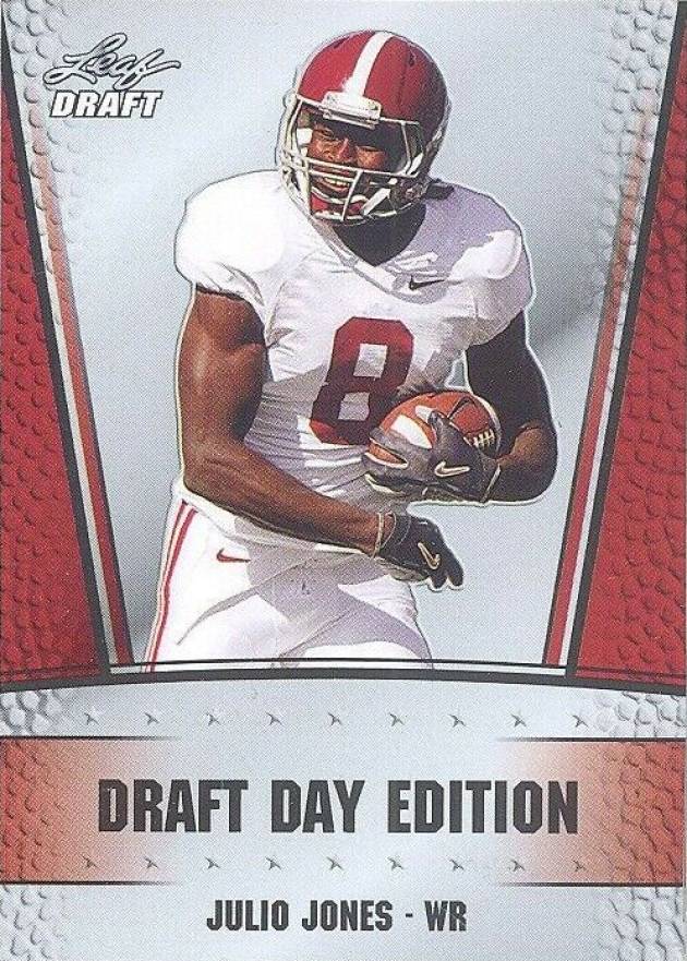 2011 Leaf Draft Draft Day Edition Julio Jones #DD-10 Football Card