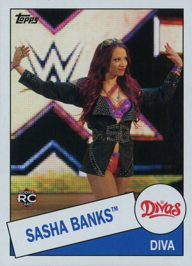 2015 Topps WWE Heritage Sasha Banks #109 Other Sports Card