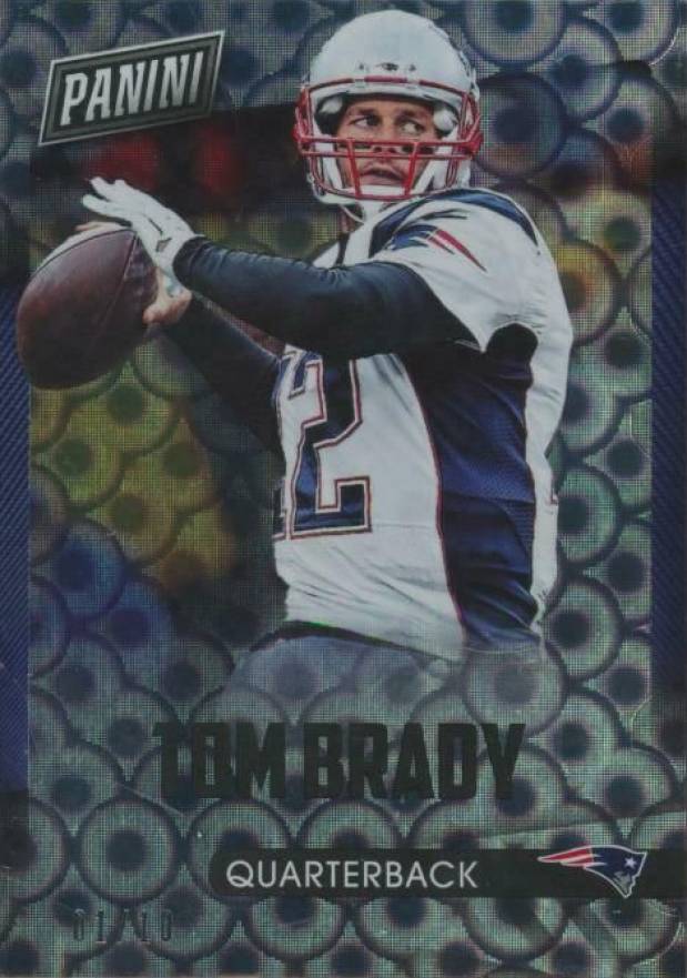 2015 Panini Father's Day Tom Brady #1 Football Card