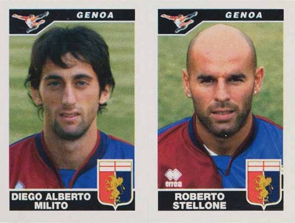 2004 Panini Calciatori Diego Milito/Roberto Stellone #564 Soccer Card