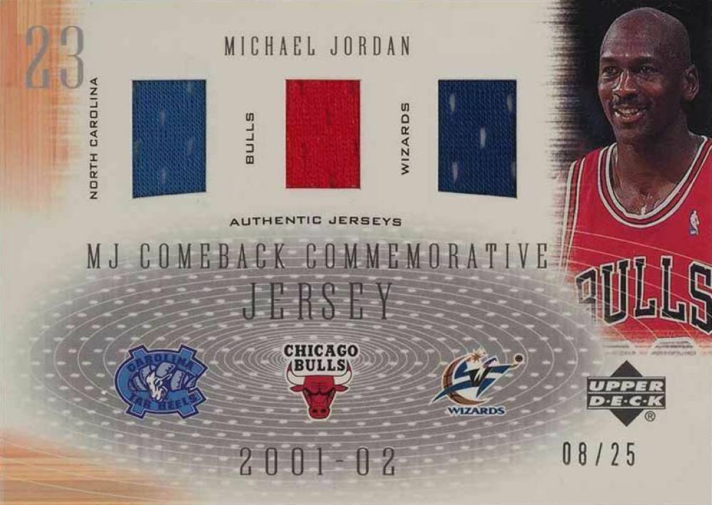 2001 Upper Deck MJ Comeback Commemorative Michael Jordan #CCT1 Basketball Card