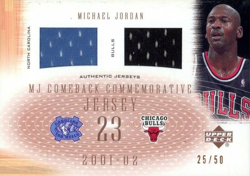 2001 Upper Deck MJ Comeback Commemorative Michael Jordan #CCD2 Basketball Card