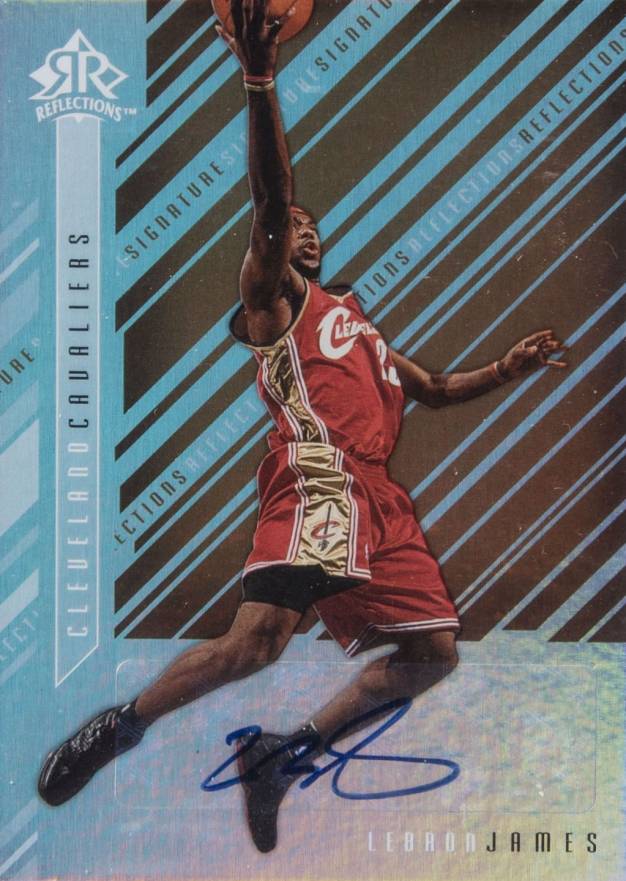 2006 Upper Deck Reflections Signature Reflections LeBron James #SR-LJ Basketball Card